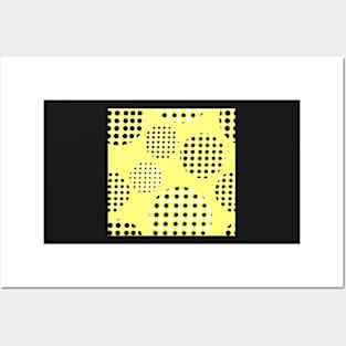 Dotted Spheres Yellow Repeat 5748 Posters and Art